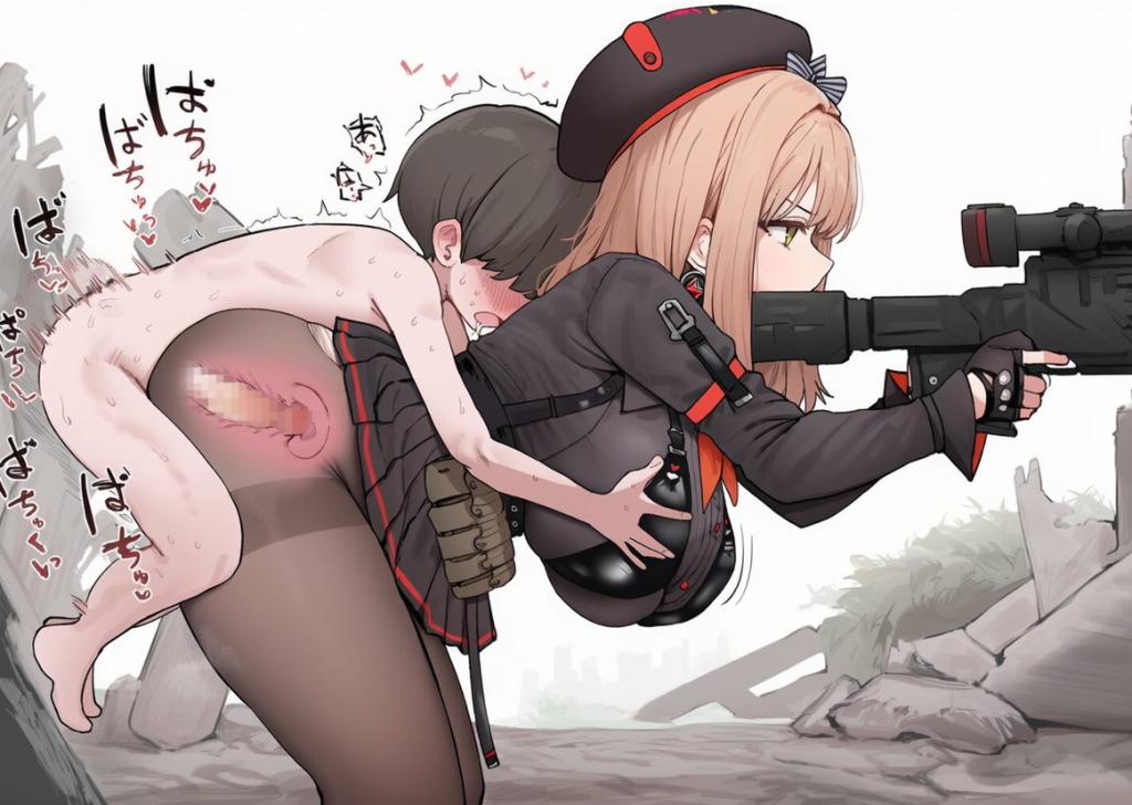 【NIKKE】戦闘中にち◯ぽ挿入されてるけど一切気にしてない女の子たち