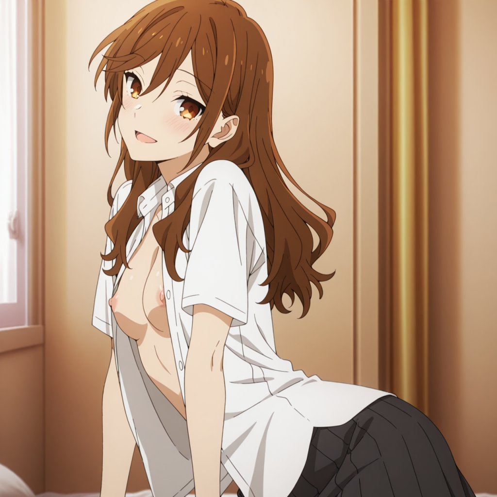 【ホリミヤ】堀京子と愛のあるえっちするエロ画像