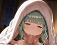 【マギアレコード】二葉さなちゃんにフェラチオしてもらうエロGIF