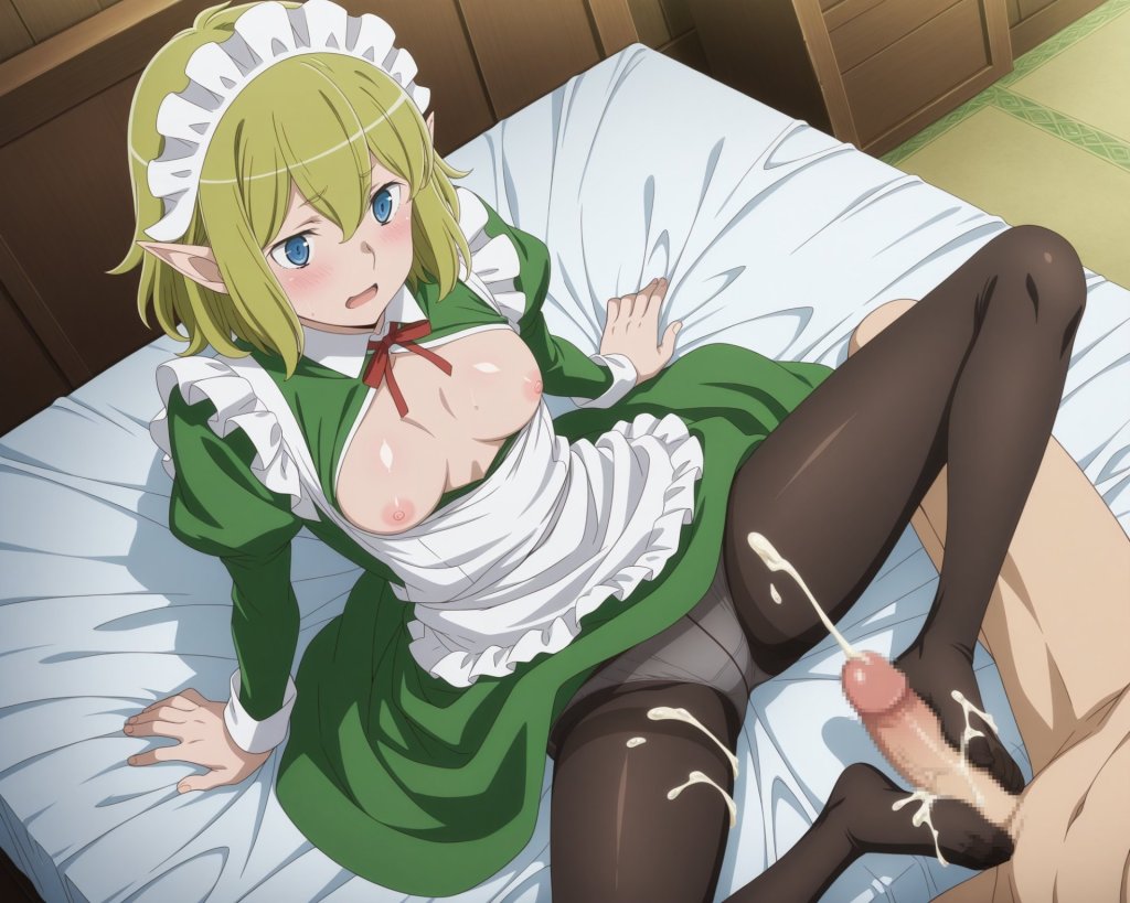 【ダンまち】リューリオンの足コキでいっぱい出そう