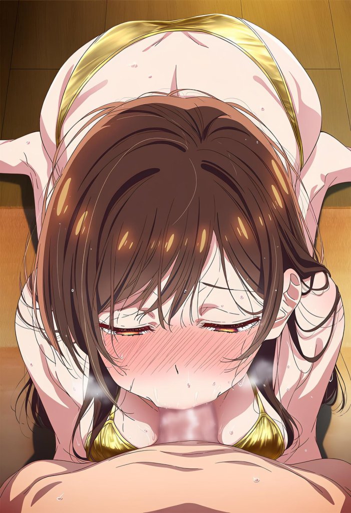 【画像】水原千鶴に一生懸命フェラチオしてもらうエロ画像