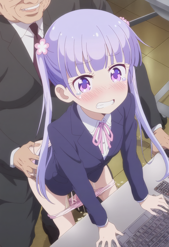 【二次エロ】サービス残業でエッチさせられるNEWGAME!キャラたち