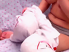 【動画】【MM号】「入ってるとこ見えますか？//」優しくて可愛いロリ顔のスポ女！DTちんぽのピストンで爆乳が揺れる！ 