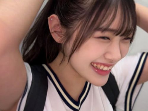 【エロ動画 素人】 可愛く元気なポニーテールの巨乳カノジョとハメ撮り