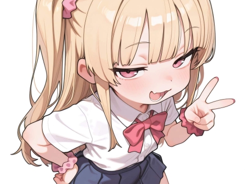 「ざぁこ♡ ざぁーこ♡」絶対わからせなきゃ…?! メスガキ・小悪魔ムーブの女の子画像♪