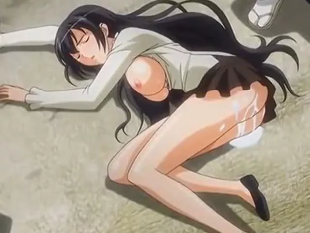 【エロアニメ】ゲス親父たちに力付くで犯された美少女の女性器から妊娠確定量をはるかに超えた大量スペルマが逆流！