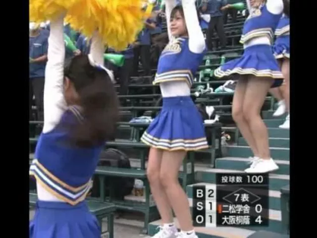 【盗撮】全国放送の甲子園生中継で現役JKのチアリーディングの美少女のパンチラを確信犯的に撮影放送！