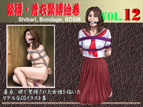 【ワンピース エロ同人】 緊縛・着衣緊縛絵巻VOL.12