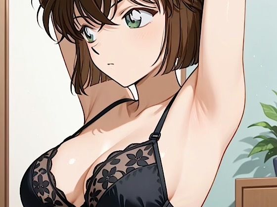 【名探偵コ〇ン エロ同人】 【コナ◯！灰原哀  盗撮  黒ランジェリー】「見たかったぜ・・シェリーのランジェリー・・」