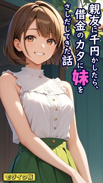 【エロ漫画】 親友に千円かしたら、借金のカタに妹をさしだしてきた話 モザイク版  とろとろコミック あいラビ