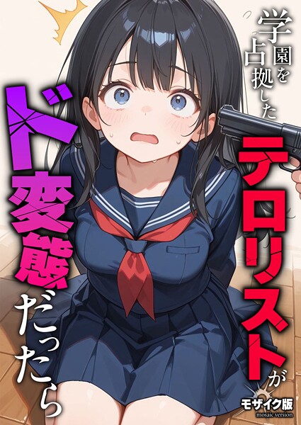 【エロ漫画】 学園を占拠したテロリストがド変態だったら モザイク版  砂糖愛好会 あいラビ