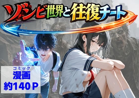 【エロ同人】ゾンビ世界で制服美少女と中出しフェラを楽しむエロ同人の夜ｗ